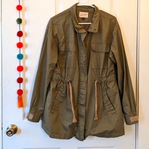 Army green jacket